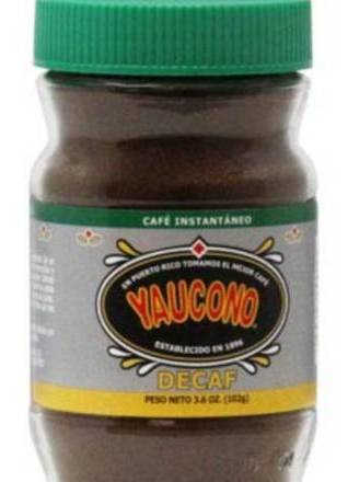 Cafe Yaucono Decafeinado Instantáneo 3.8 oz