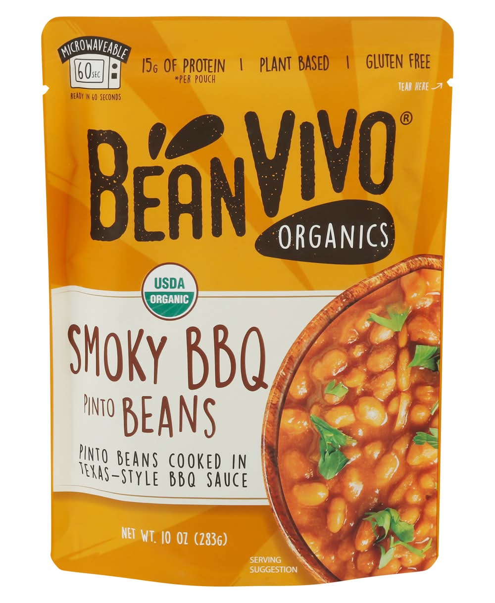 Bean Vivo Organics Smoky BBQ Pinto Beans 10 oz