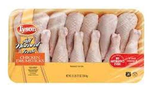 Tyson Muslos de Pollo / Chicken Drumsticks Family Pak