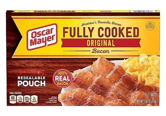 Oscar Mayer Original Fully Cooked Bacon 2.52 oz