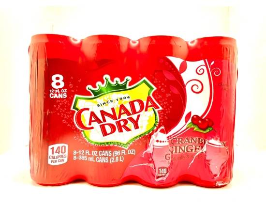 Canada Dry Cranberry Ginger Ale 8-12 oz