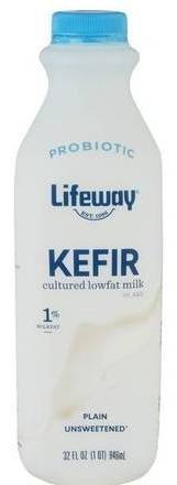 Lifeway Probiotic Kefir 1% Milkfat Plain Unsweetened