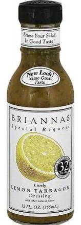 Brianna’s Lively Lemon Tarragon Dressing 12 oz.