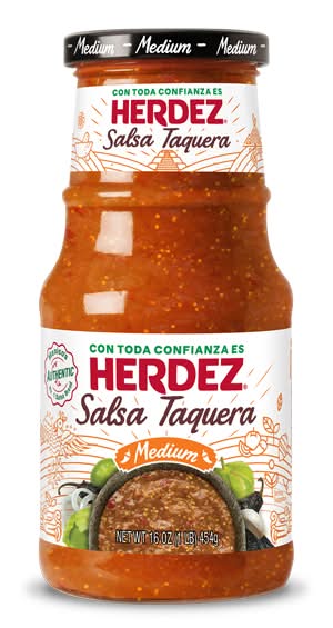Herdez Salsa Taquera Medium 16 oz