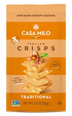 Casa Milo Italian Crisps Traditional 5.3 oz