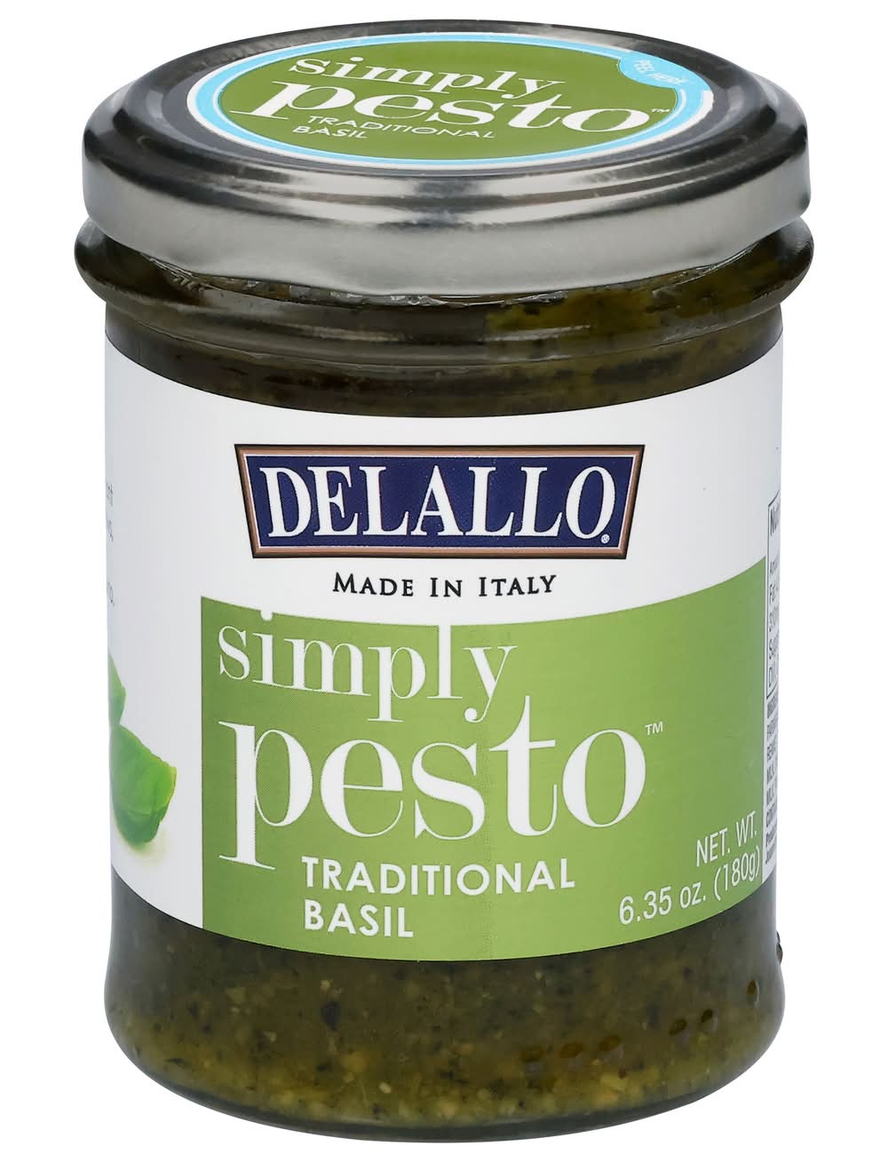 DeLallo Simply Pesto Traditional Basil 6.35 oz