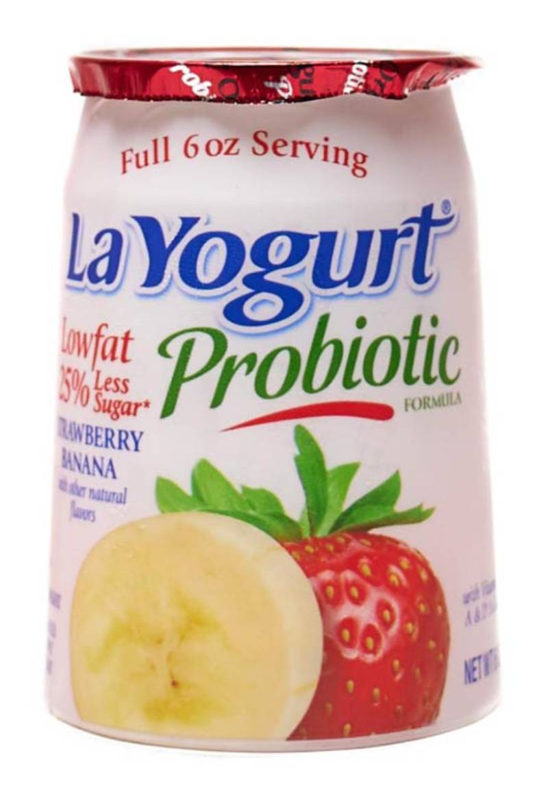 LaYogurt Probiotic Strawberry Banana 6 oz