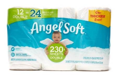 Angel Soft Double Toilet Paper Rolls 12=24
