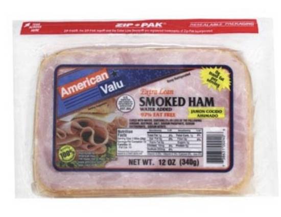 American Valu Smoked Ham 12 oz