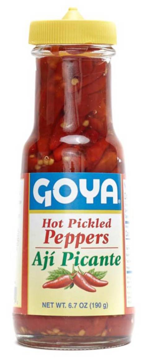 Goya Aji Picante Rojo / Hot Pickled Peppers  6.7 oz