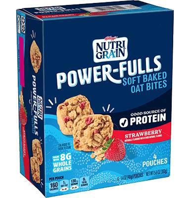 Nutri-Grain Power-Fulls Soft Baked Oat Bites Strawberry 4-1.4 oz