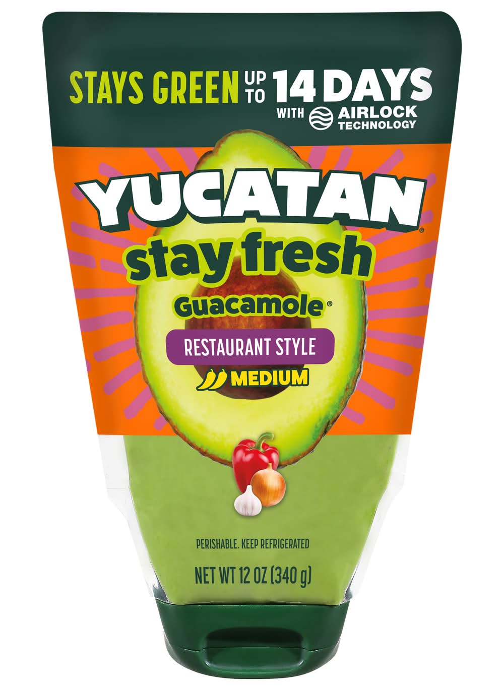 Yucatan Guacamole Medium Squeeze Bottle 12 oz