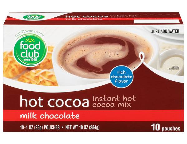 Food Club Hot Cocoa Milk Chocolate 8-1 oz
