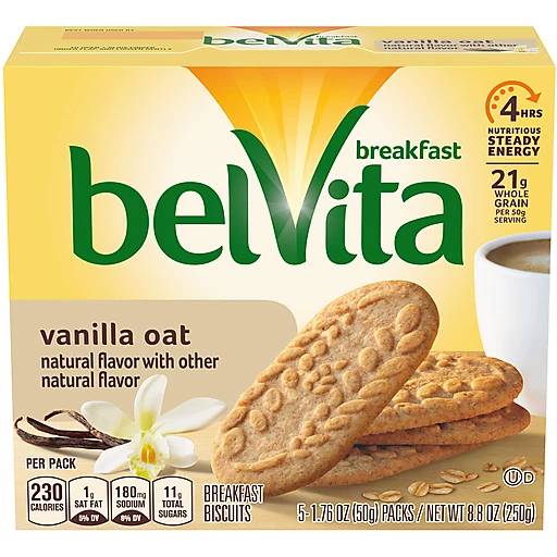 BelVita Vanilla Oats Breakfast Biscuits 8.8 oz