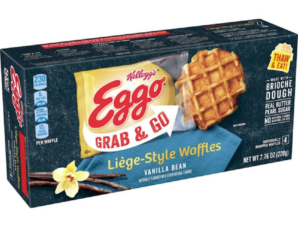 Eggo Vanilla Bean Belgian Style Street Waffles 7.76 oz