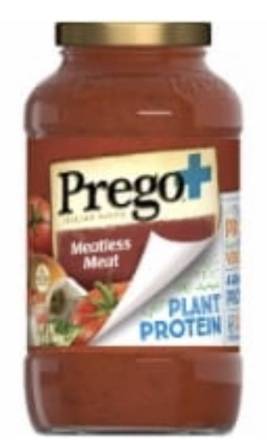 Prego Flavored with Meatless Meat (Plant-Based Protein) 24 oz