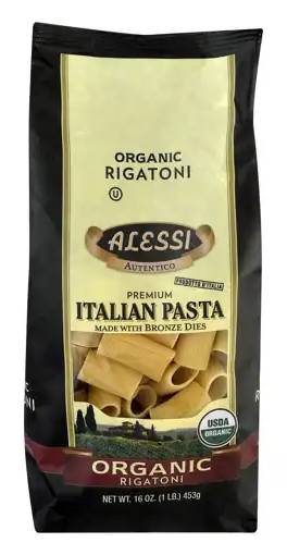Alessi Organic Rigatoni 16 oz 