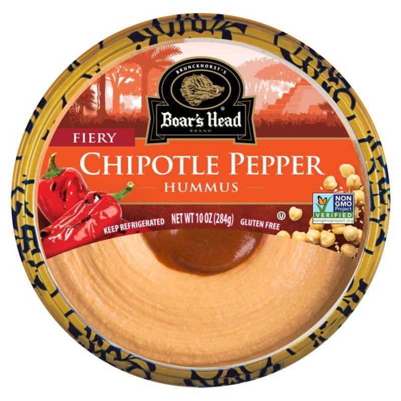Boar's Head Chipotle Pepper Hummus 10 oz