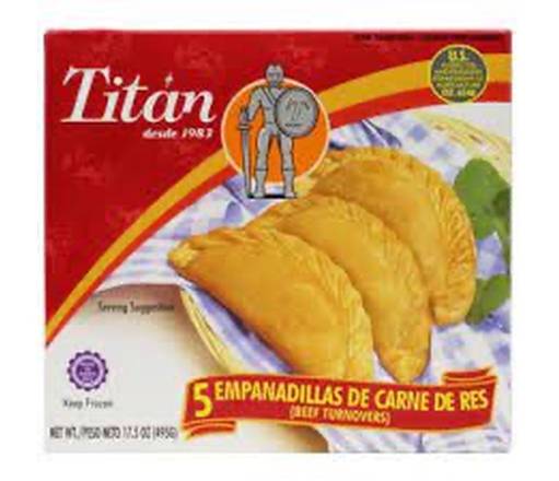 Titan Empanadillas de Carne de Res 5 ct