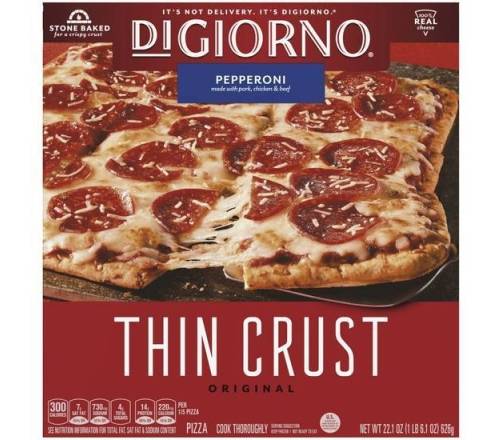 DiGiorno Pepperoni Thin Crust Pizza 24.8 oz