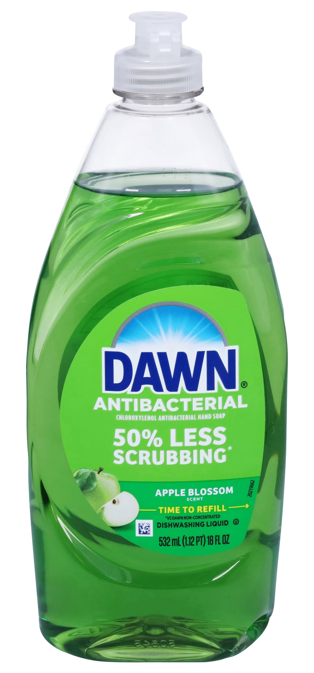 Dawn Antibacterial Dishwashing Liquid Apple Blossom 18 oz