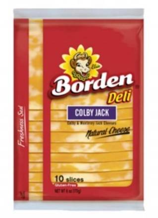 Borden Deli Colby Jack Natural Cheese Slices 6 oz