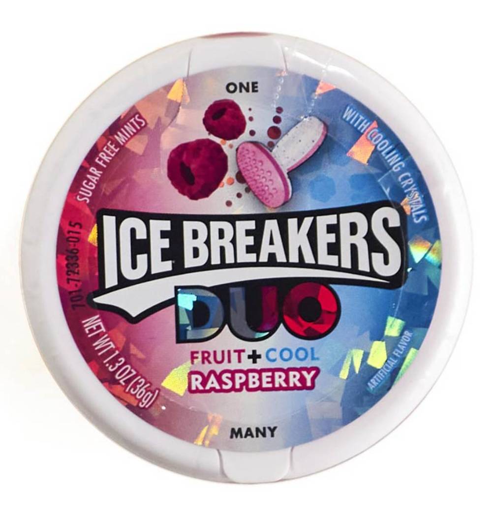 Ice Breakers Duos Fruit + Cool Raspberry 1.5 oz