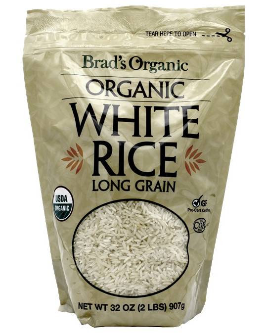 Brad’s Organic White Long Grain Rice 32 oz
