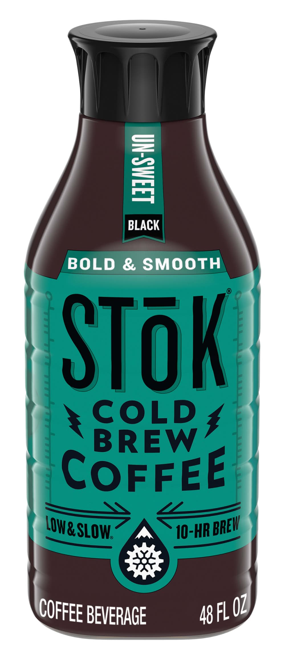 Stok Cold Brew Coffee Un-Sweet Black Bold and Smooth 48 oz