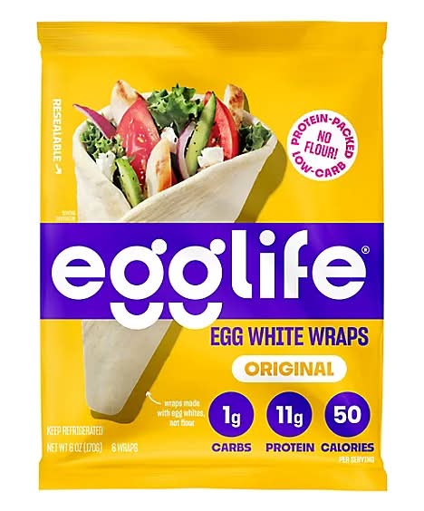 Egg Life Original Egg White Wraps 6 oz