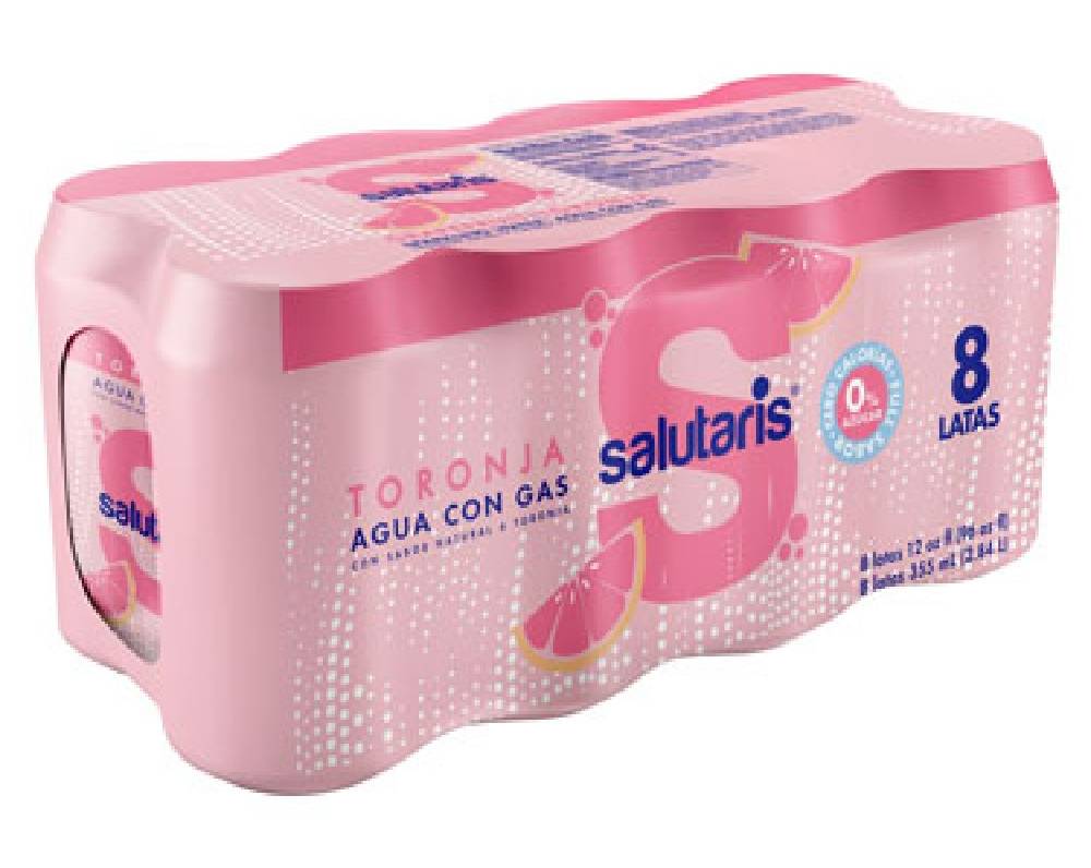 Salutaris Sparkling Water Grapefruit 8-12 oz