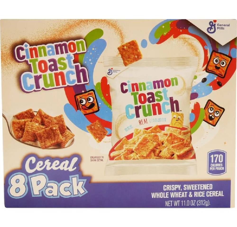 Cinnamon Toast Crunch Cereal Pouch 8 ct