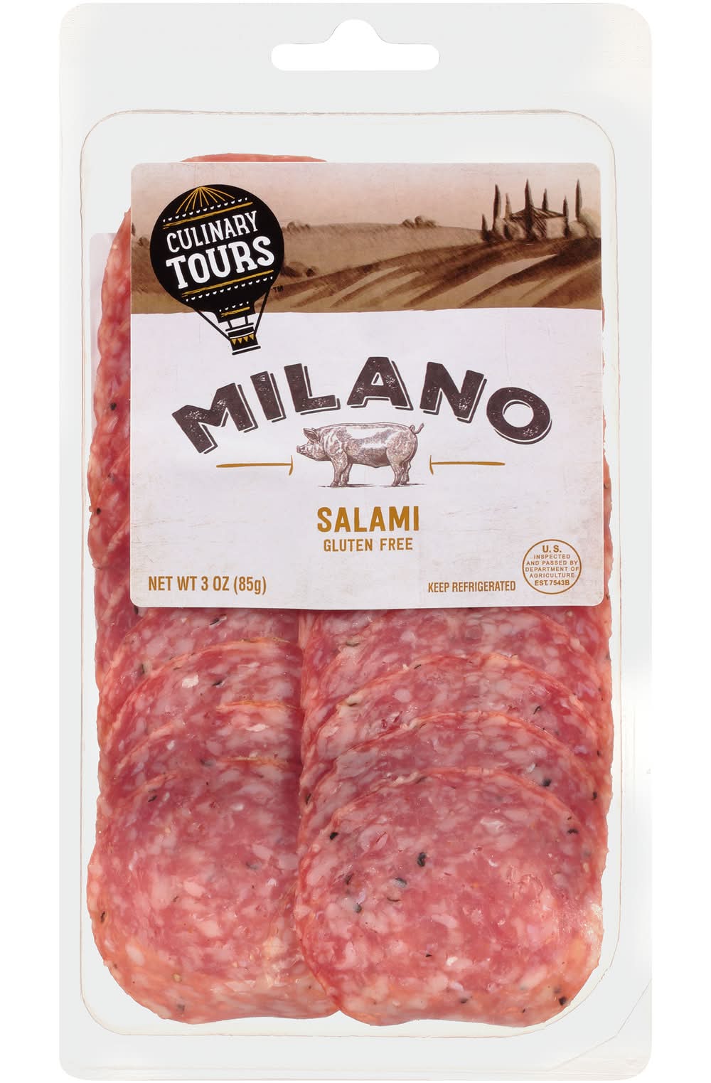 Culinary Tours Milano Salami 3 oz