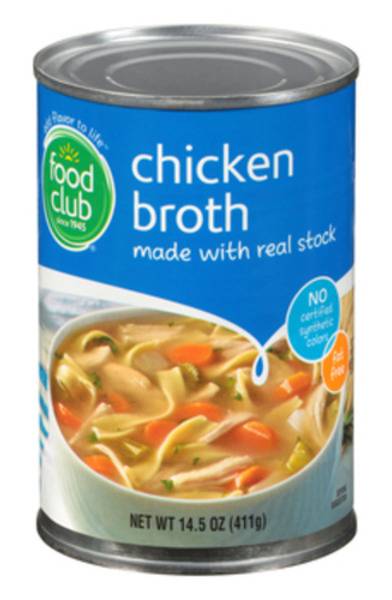 Food Club Chicken Broth 14.5 oz