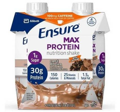 Ensure Max Protein Cafe Mocha 4-11 oz