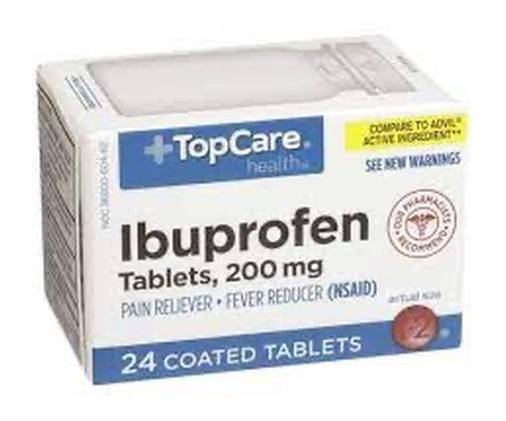 TopCare Health Ibuprofen 200 mg 24 coated caplets