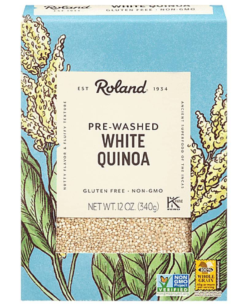 Roland Pre-Washed White Quinoa 12 oz