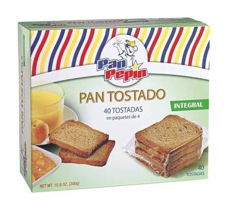 Pepín Pan Tostado Integral 10.6 oz