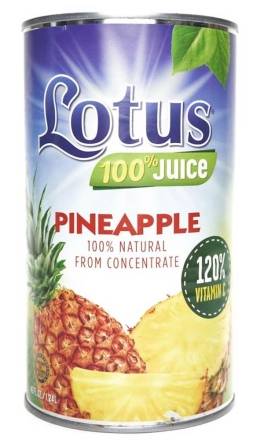Lotus 100% Jugo de Pina 42 oz
