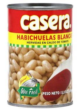 Casera Habichuelas Blancas 15.5 oz