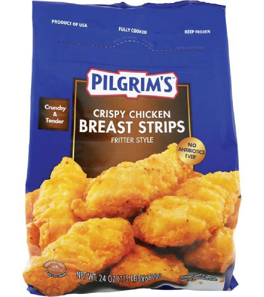 Pilgrim's Crispy Chicken Breast Strips 24 oz