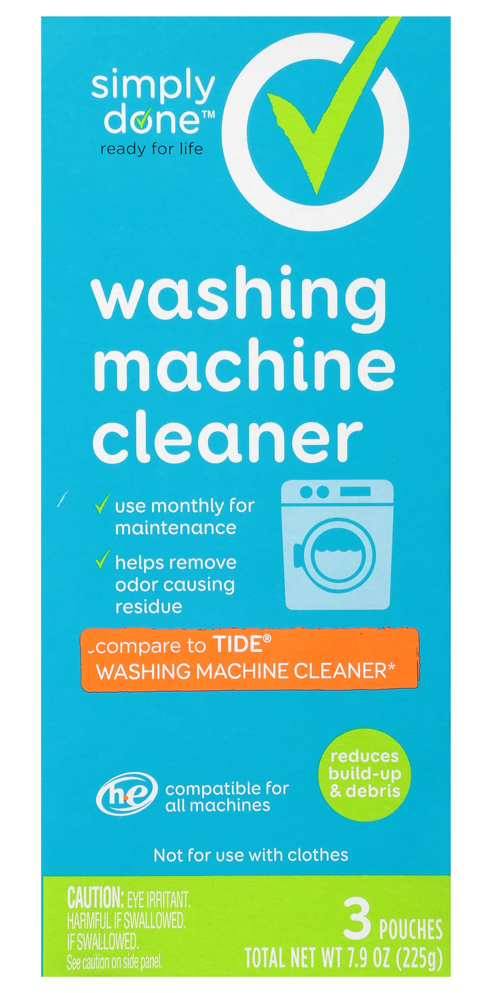 Simply Done Washing Machine Cleaner 3 ct