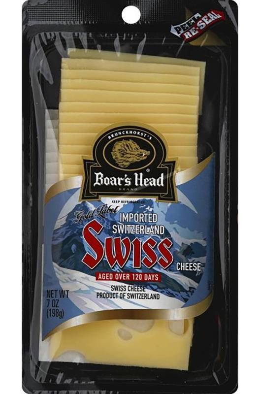 Boar's Head Imported Switzerland Swiss Cheese 8 oz