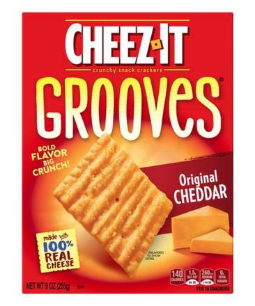Cheez-It Grooves Original Cheddar 9 oz
