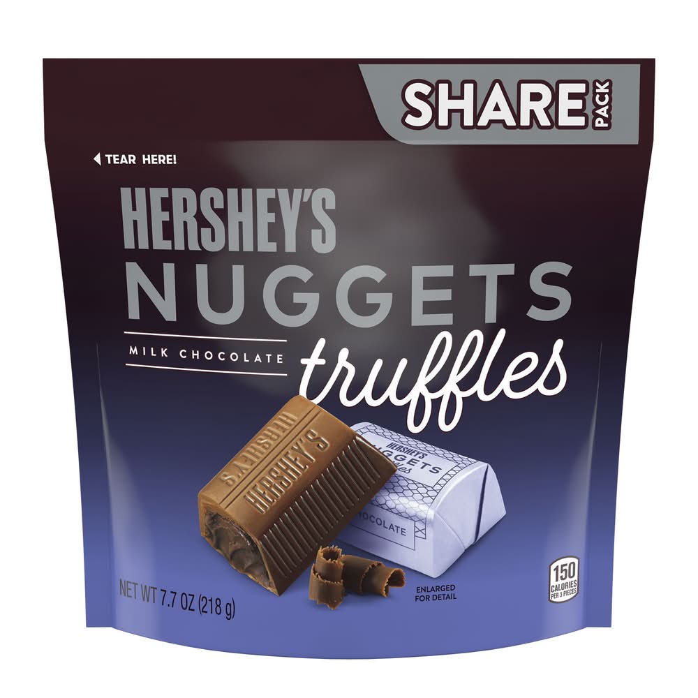 Hershey's Nuggets Truffles Milk Chocolate 7.7 oz