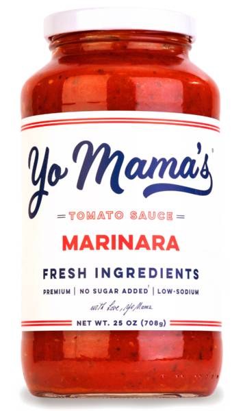 Yo Mama’s Marinara Tomato Sauce 25 oz