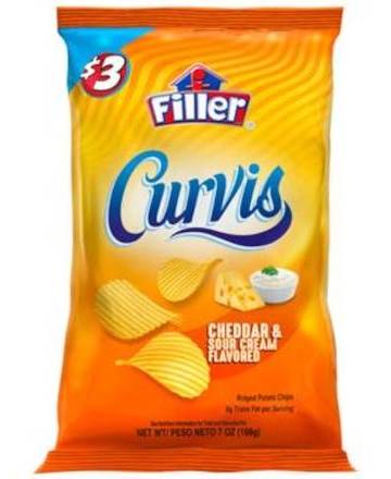 Filler Curvis Cheddar and Sour Cream 7 oz