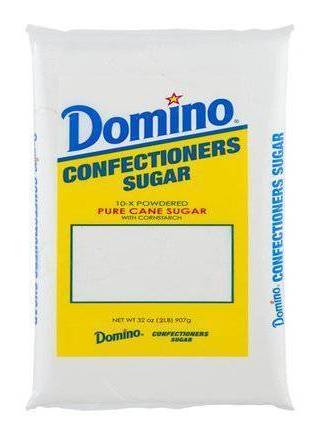 Domino Confectioners 10-X Powdered Pure Cane Sugar with Cornstarch 32 oz