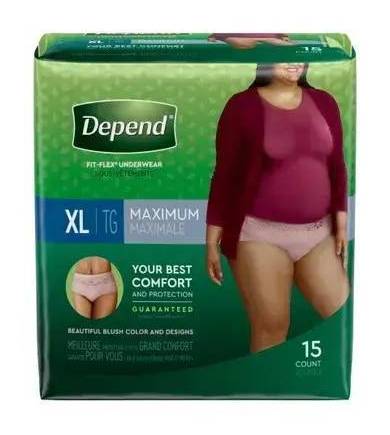 Depend Women Maximum XL 15 ct