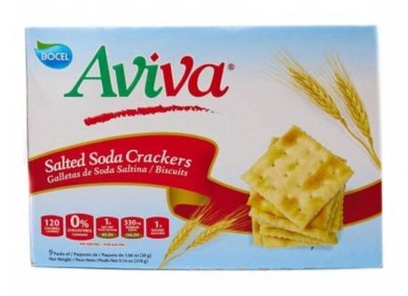 Aviva Salted Soda Crackers 9.54 oz